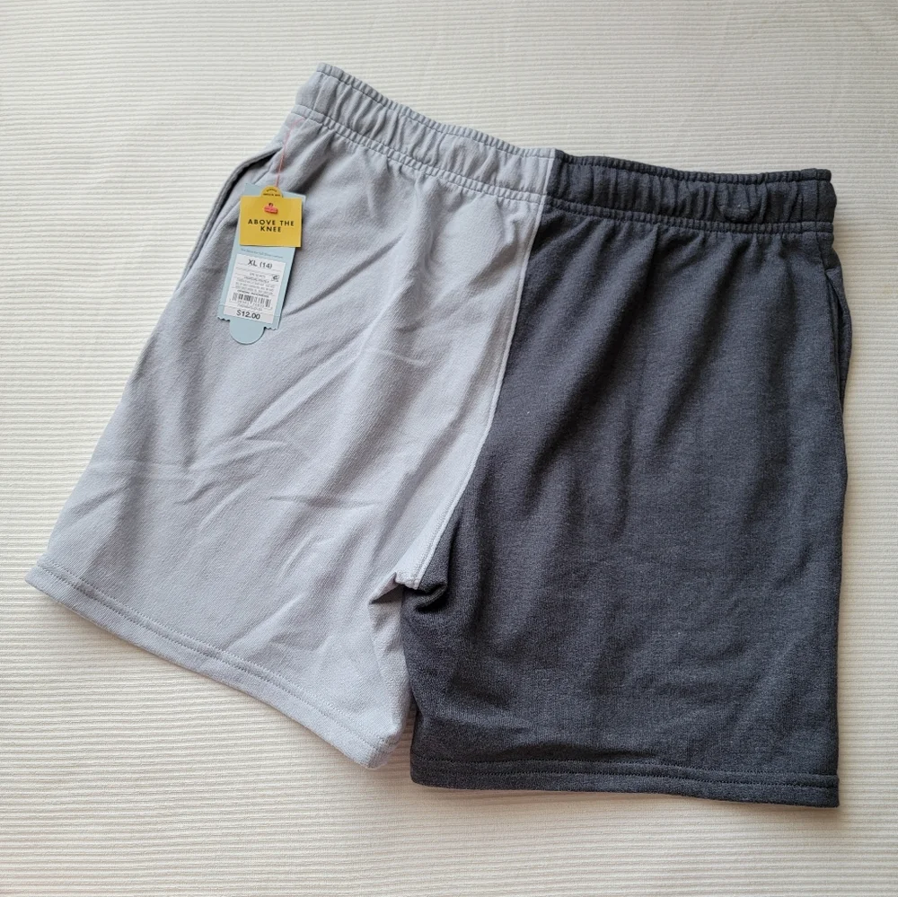 Cat & Jack Split Color Gray Shorts